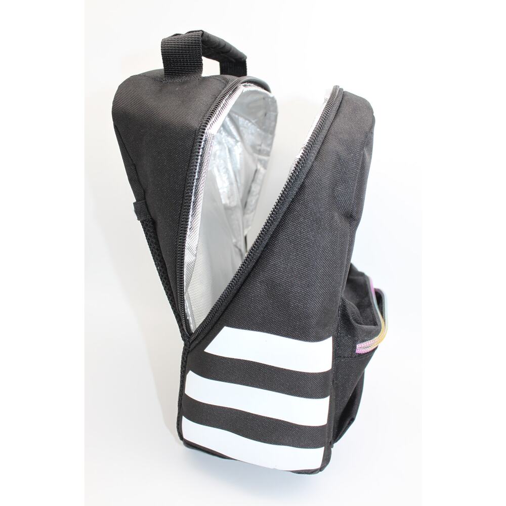 Adidas Insulated Lunch Bag Black & Multi Color Logo - Picture 13 of 14